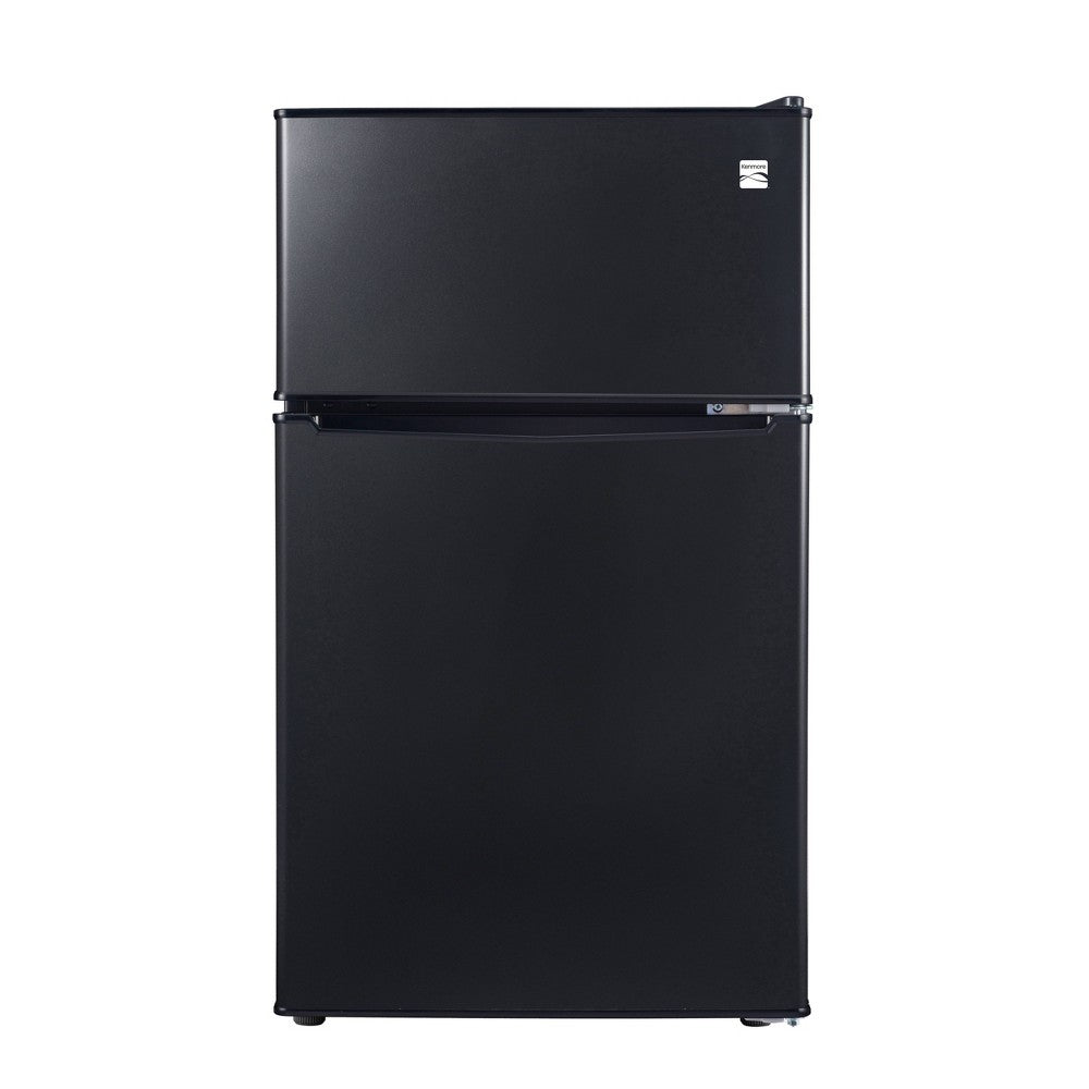 Kenmore 3.1 Cu-ft Refrigerator - Black: Energy Star Certified, Mini Fridge for Dorm, Manual Defrost, Adjustable Shelves - Bellso